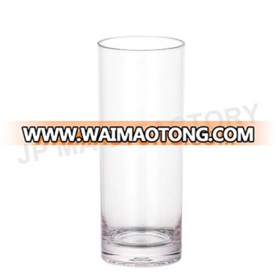 Outdoor use 12oz Tall Straight Polycarbonate Tom Collins Glass