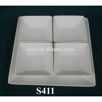 porcelain appetizer set serving platter snack bowl