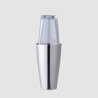 800ml premium glass cocktail shaker set with custom laser logo