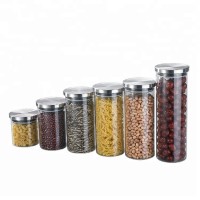 Kitchen Decorative Hermetically Food Glass Storage Jar With Lid