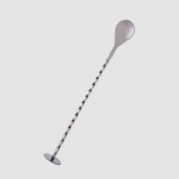 Eco friendly metal stainless steel cocktail stirrer bar spoon in stock