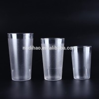 Clear Color Restaurant Tumbler Beverage Cup, Stackable Cups,Unbreakable polycarbonate material