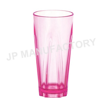 700ml 24oz Plastic Tumbler Pink Colored Giant Plastic Glass Logo Brand Unbreakable Drinking Glass