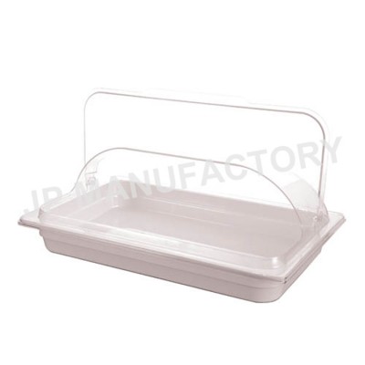 Buffet Food Roll Top Cover Rectangular Movable Food Cover 1/1 GN Size Plastic Roll Dome Cover Food