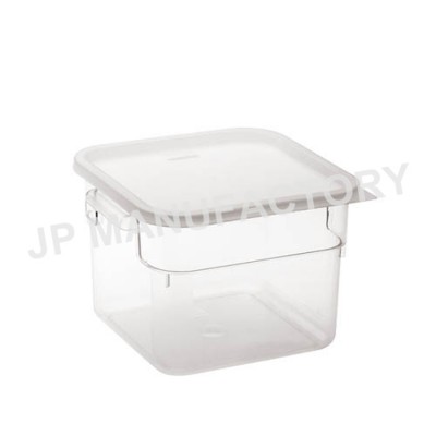 Plastic Storage Box with Handle Plastic Storage Container 12L Kitchen Food Storage Box