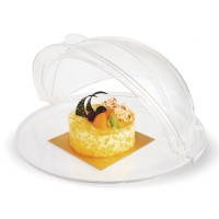 Roll Dome Cover Food Round Movable Food Cover Clear Plastic Cake 16 inch Bread Food Roll Top Cover