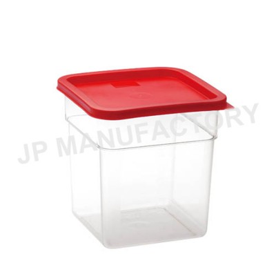 NSF Approved Storage Box Plastic 7L Measuring Food Box Polycarbonate Square Plastic Food Container