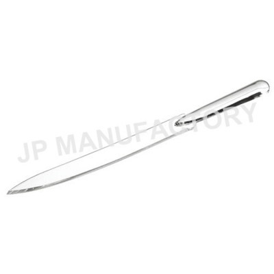 High Quality 36cm Plastic Knife 14 inch Elegant Long Cake Knife Clear Acrylic Knife