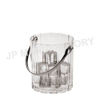 Elegant Swirl Design 1L Acrylic Ice Bucket Wholesale