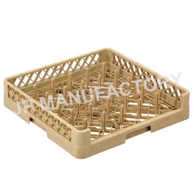 25 Peg Open Plastic Dishwash Rack