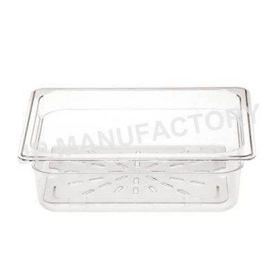 Restaurant Buffet Display 10cm Height 1/2 Clear Polycarbonate GN Pan