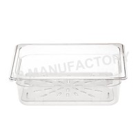 Restaurant Buffet Display 10cm Height 1/2 Clear Polycarbonate GN Pan