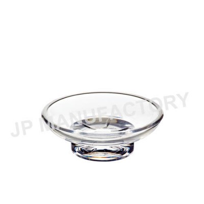 Elegant Fancy Soap Dish with stand Plastic Hotel Soap Holder Acrylic Round Soap Dish Holder