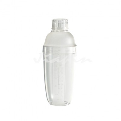 Bar Tool Unbreakable Wine Shaker Clear Polycarbonate Bar Shaker 650ml Hard Plastic Cocktail Shaker