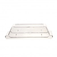 Clear PC Cover Clear Dessert Sushi Plate Rectangular Cover Reusable Plastic Food Cover Rectangular