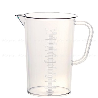 1 Litre Measuring Cup with handle Clear Polycarbonate ml Measuring Jug Hard Plastic Measuring Cup